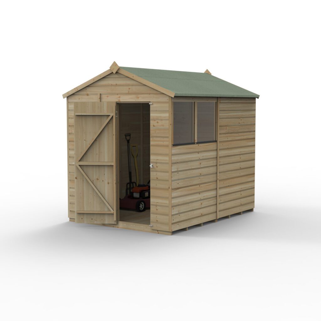 Beckwood 6×8 Apex Shed – 2 Windows with Installation 5013053197028 2